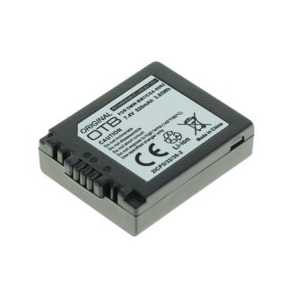 OTB - Ersatzakku kompatibel zu Panasonic DMW-BM7 / CGA-S002 - 7,4 Volt 520mAh Li-Ion