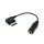 OTB - Audio-Adapter kompatibel zu Samsung SGH-L760 (S20 Pin) --> 3,5mm mit Kabel 90 Grad abgewinkelt
