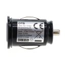 OTB - KFZ-Ladeadapter USB - Dual USB - 2,1A - schwarz - TINY