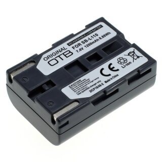 OTB - Ersatzakku kompatibel zu Samsung SB-L110 - 7,4 Volt 1200mAh Li-Ion
