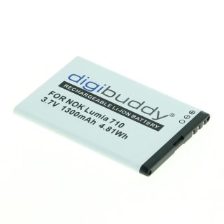 digibuddy - Ersatzakku kompatibel zu Nokia BP-3L - 3,7 Volt 1300mAh Li-Ion