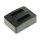 OTB Akkuladestation Dual kompatibel zu Panasonic CGA-S005  / Fuji NP-70 / Ricoh DB-60 - schwarz
