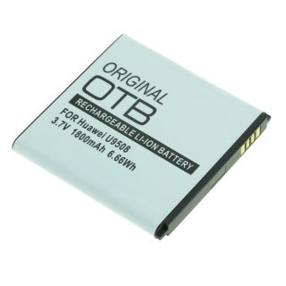 OTB - Ersatzakku kompatibel zu Huawei U9508 / Honor 2 (HB5R1V) - 3,7 Volt 1800mAh Li-Ion