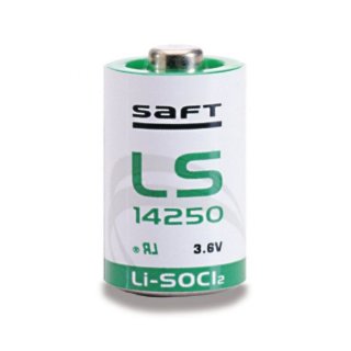 SAFT - LS14250 - 1/2AA - 3,6 Volt 1200mAh Li-SOCl2