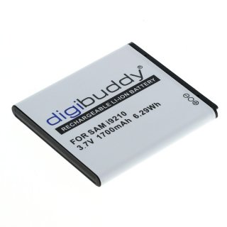 digibuddy - Ersatzakku kompatibel zu Samsung Galaxy S II LTE I9210 - 3,7 Volt 1700mAh Li-Ion