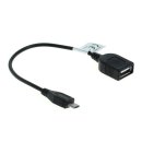 OTB - Adapterkabel Micro-USB OTG (USB On-The-Go) für Smartphones, Tablets und Camcorder