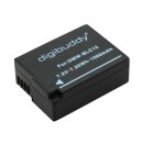 digibuddy - Ersatzakku kompatibel zu Panasonic DMW-BLC12...