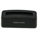 digibuddy - Akkuladestation 1301 kompatibel zu Samsung B800BC - schwarz | EOL