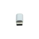 OTB - Adapter - Micro-USB 2.0 Buchse auf USB Type C...