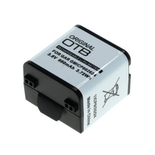 OTB - Ersatzakku kompatibel zu Garmin VIRB X / XE - 3,8 Volt 980mAh Li-Polymer