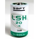 Saft - LSH20 - Mono D - 3,6 Volt 13Ah Li-SOCl2