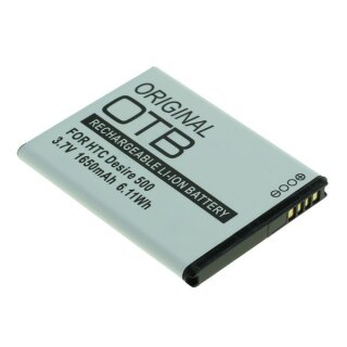 OTB - Ersatzakku kompatibel zu HTC Desire 500 / BA S890 - 3,7 Volt 1650mAh Li-Ion