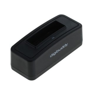 digibuddy Akkuladestation kompatibel zu GoPro AHDBT-401 - schwarz