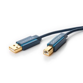 clicktronic - Datenkabel mit der Steckerkombination A/B - USB 2.0 Kabel