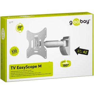 TV EasyScope M<br>Teleskopwandhalter für TVs bis 107 cm (42)