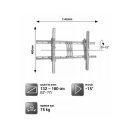 LCD/Plasma-Wandhalter - WH WALL-7 (52-71 Zoll)