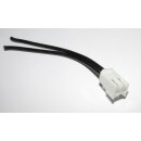 JST - VHR-2N - Stecker mit Ableiter [schwarz/schwarz] ca. 15cm