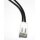 JST - VHR-2N - Stecker mit Ableiter [schwarz/schwarz] ca. 15cm