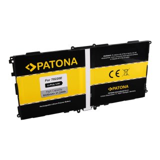 Patona - Ersatzakku - Samsung Galaxy Note 10.1 / Tab Pro 10.1 LTE-A 32GB / Tab Pro 10 - 3,8 Volt 8220mAh Li-Polymer