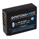 Patona - Ersatzakku kompatibel zu Fuji NP-W126S / FinePix HS30 EXR - 7,2 Volt 1140mAh Li-Ion