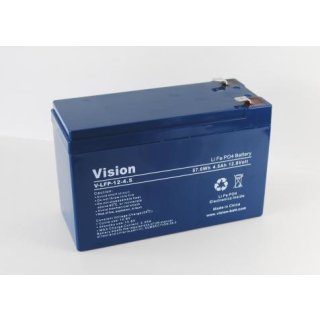 Vision - V-LFP-12-4.5 - 12 Volt 4500mAh LiFePo4