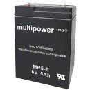 Multipower - MP5-6 - 6 Volt 5000mAh Pb