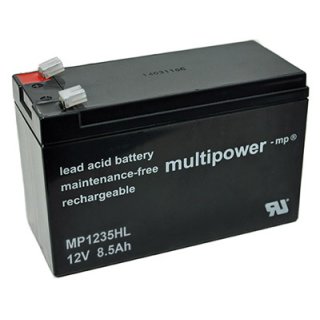 Multipower - MP1235HL - 12 Volt 8500mAh Pb