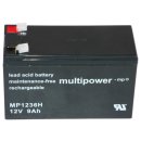 Multipower - MP1236H - 12 Volt 9000mAh Pb