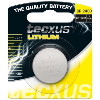 tecxus - CR 2430 / CR2430 - 3 Volt 240mAh Lithium