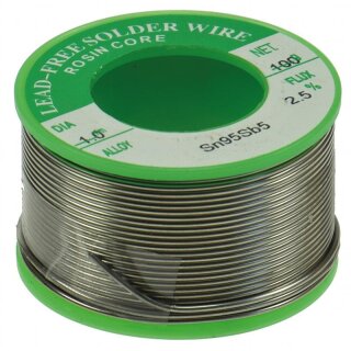 Lötzinn auf Rolle 100g - Ø 1mm - bleifrei