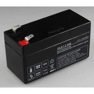 Q-Batteries - 12LS-1.2 - 12 Volt 1200mAh Pb