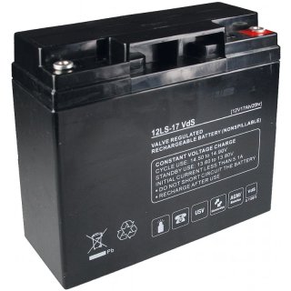 Q-Batteries - 12LS-17 - 12 Volt 17000mAh Pb