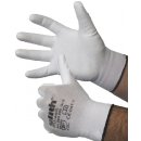Nylon Feinstrick-Handschuhe mit weißer...