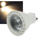 ChiliTec - LED Strahler GU10 "H60 COB" 1 COB, 3000k, 500lm, 230V/7W - warmweiß