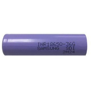 Samsung - INR18650-36G - 3,6 Volt 3600mAh Li-Ion [LiNiCoAlO2]