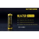 Nitecore - Typ 14500R - NL1475R - 3,6 Volt 750mAh Li-Ion Akku mit Micro-USB Lade-Port