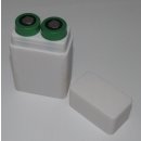 Transportbox / Cellsafe / Aufbewahrungsbox für 2x 18650 Akkus / Batterien