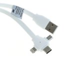 OTB - Datenkabel 3in1 - iPhone / Micro-USB / USB-C -...