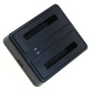 OTB - Akkuladestation 1802 Dual kompatibel zu Samsung BG900BBE - schwarz