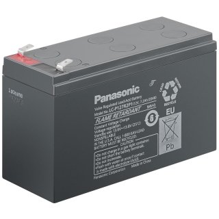 Panasonic - LC-P127R2P1 - 12 Volt 7200mAh Pb - F250 / 6,3mm - EOL