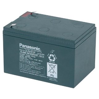 Panasonic - LC-PA1212P1 - 12 Volt 12Ah Pb - Faston 250 / 6,35mm