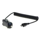 OTB - KFZ-Ladekabel Micro-USB - 1A - Spiralkabel - schwarz