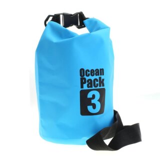 OTB - PVC-Tasche / Ocean Pack / Outdoor Tasche / Dry Bag - 3L - blau