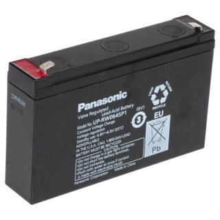 Panasonic - UP-VW0645P1 - 6 Volt 9000mAh Pb