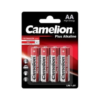 Camelion - Plus Alkaline - Mignon LR6 AA - 1,5 Volt 2700mAh - 4er Pack