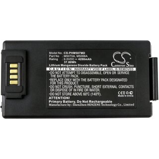 Ersatzbatterie - CS-PHM507MD - Philips 861304 / HeartStart FRx - 9 Volt 4200mAh Li-MnO2