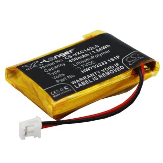 Ersatzakku - CS-VXC142LS - Vancouver HW752233 1S1P - 3,7 Volt 450mAh Li-Polymer