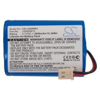 Ersatzakku - CS-LS280RC - Lifeshield 100000672 / LS280 - 3,7 Volt 2800mAh Li-Ion