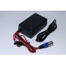 Ersatzladegerät für eBike SR SUNTOUR / PEGASUS / HESC EBBA-ST36-U - 36 Volt Li-Ion Akku - 42 Volt 2A Li-Ion mit XLR-Stecker 3-Pol [1=+ / 2=-]