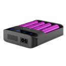 Efest - LUSH Q4 Intelligent LED Charger - Ladegerät für 4x Li-Ion Akkus